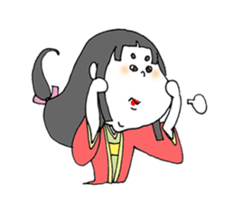 otafuku komachi silent sticker #6134510