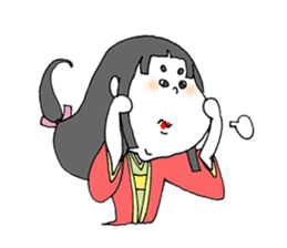 otafuku komachi silent sticker #6134510