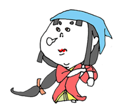otafuku komachi silent sticker #6134511