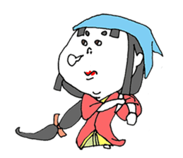 otafuku komachi silent sticker #6134511