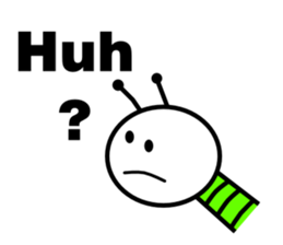 Green caterpillars (ENG) sticker #6134517