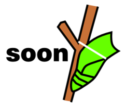 Green caterpillars (ENG) sticker #6134549