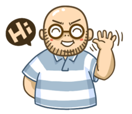 My neighbor Higebouzu san sticker #6134712