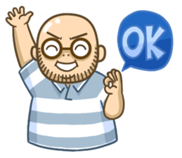 My neighbor Higebouzu san sticker #6134714