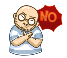 My neighbor Higebouzu san sticker #6134715