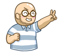 My neighbor Higebouzu san sticker #6134716