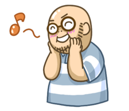 My neighbor Higebouzu san sticker #6134717