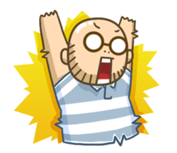 My neighbor Higebouzu san sticker #6134719