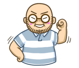 My neighbor Higebouzu san sticker #6134720