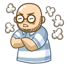 My neighbor Higebouzu san sticker #6134721