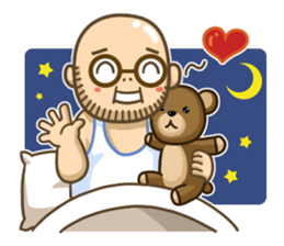 My neighbor Higebouzu san sticker #6134722