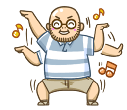 My neighbor Higebouzu san sticker #6134724