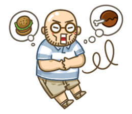 My neighbor Higebouzu san sticker #6134727