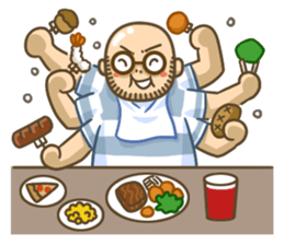 My neighbor Higebouzu san sticker #6134732