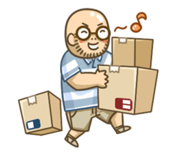 My neighbor Higebouzu san sticker #6134733