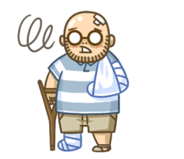 My neighbor Higebouzu san sticker #6134734