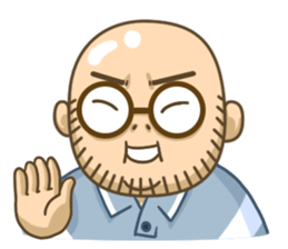 My neighbor Higebouzu san sticker #6134740