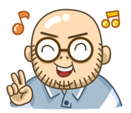 My neighbor Higebouzu san sticker #6134742