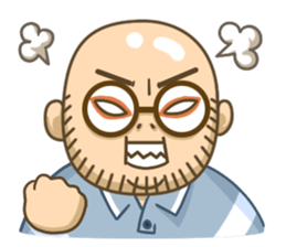 My neighbor Higebouzu san sticker #6134743