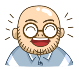 My neighbor Higebouzu san sticker #6134747