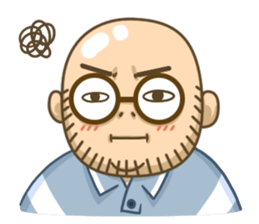 My neighbor Higebouzu san sticker #6134748