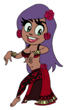 Mandisa the Egyptian Belly Dancer sticker #6134879