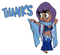 Mandisa the Egyptian Belly Dancer sticker #6134885