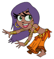 Mandisa the Egyptian Belly Dancer sticker #6134894
