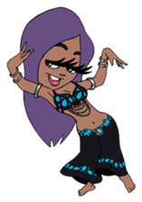 Mandisa the Egyptian Belly Dancer sticker #6134896