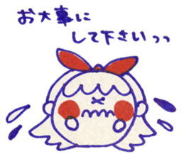 Tricolor girl 2 sticker #6135514