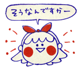 Tricolor girl 2 sticker #6135520