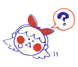 Tricolor girl 2 sticker #6135533