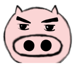 I'm a Pig sticker #6136259