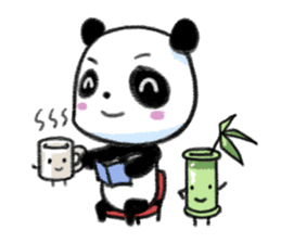 Panda-B & Takenoko sticker #6136300