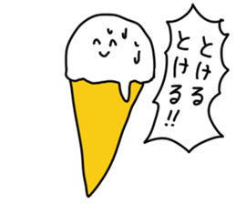 Soft ice cream sticker #6136592