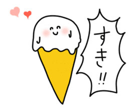 Soft ice cream sticker #6136599