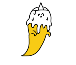 Soft ice cream sticker #6136618