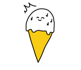 Soft ice cream sticker #6136621