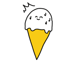 Soft ice cream sticker #6136621