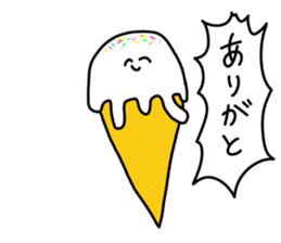 Soft ice cream sticker #6136626