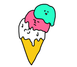 Soft ice cream sticker #6136631