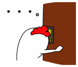 Humorous chicken Gunma dialect sticker #6136636