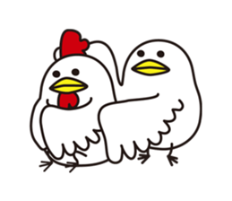 Shirota-san's birds 2 sticker #6136971