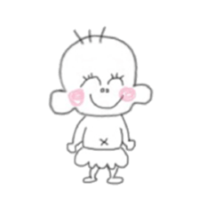 Happy baby boy sticker #6137033