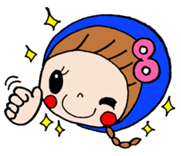 Ribbon girl !! sticker #6137833