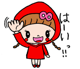Ribbon girl !! sticker #6137836