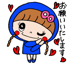 Ribbon girl !! sticker #6137837