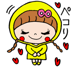 Ribbon girl !! sticker #6137838