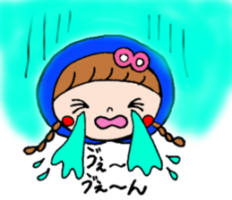 Ribbon girl !! sticker #6137842