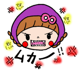 Ribbon girl !! sticker #6137844